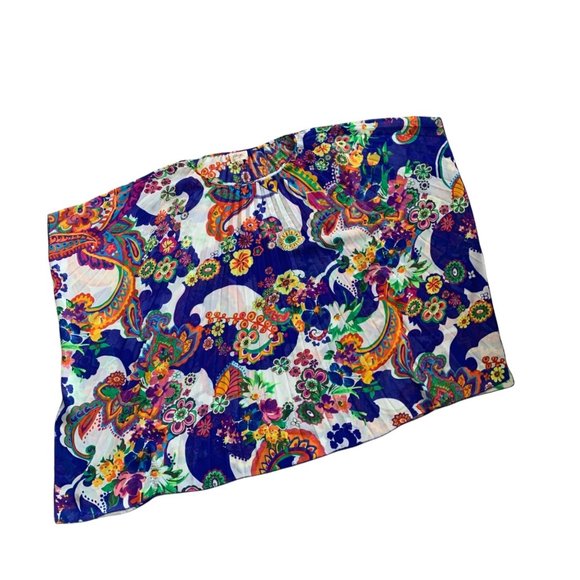 Beige by ECI Multi-Print Art To Wear Swim Cover / Tunic - Picture 2 of 10